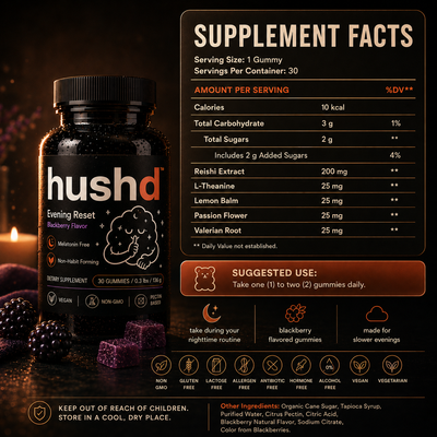 Hushd Evening Reset Sleep Gummies